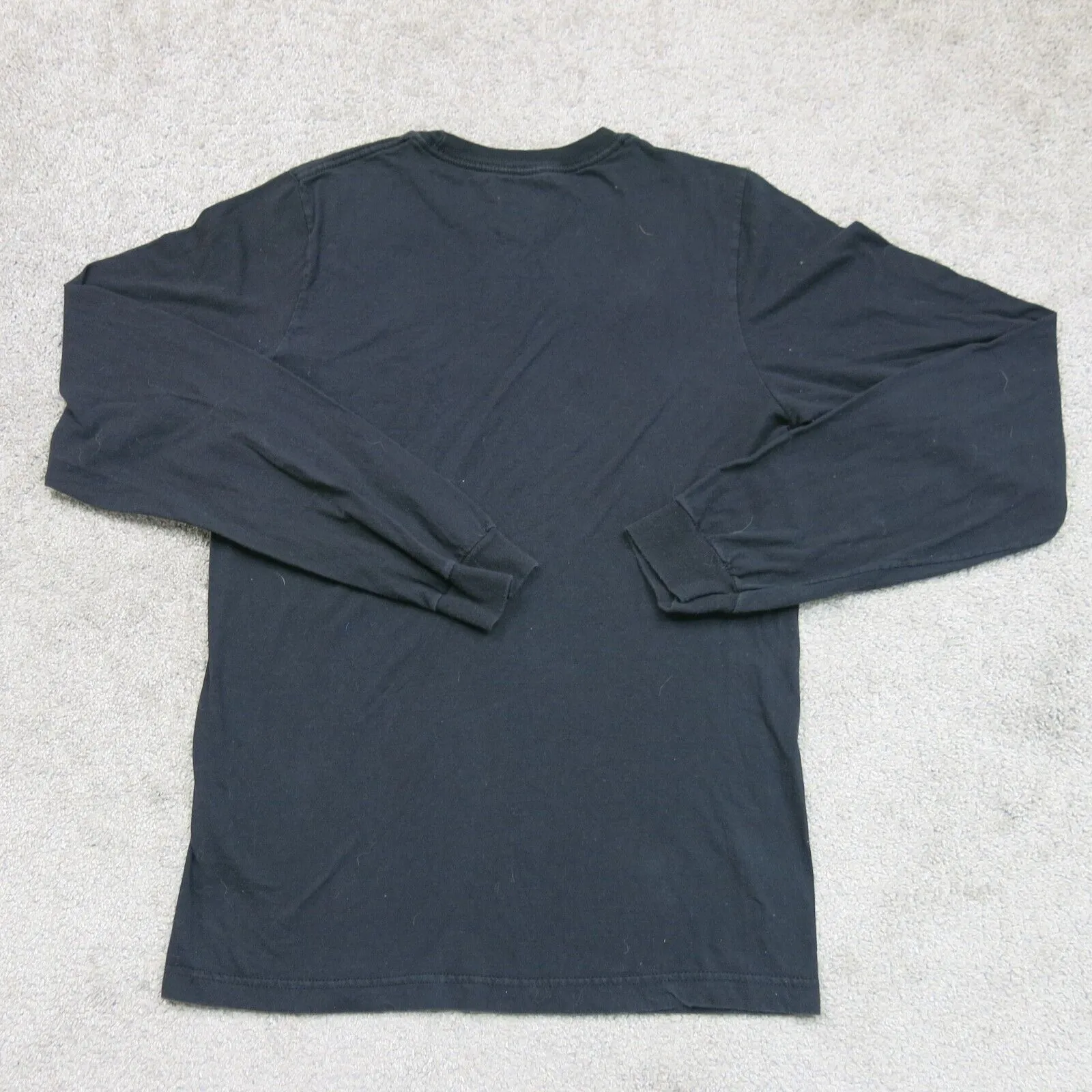 Adidas Men Pullover Sweatshirt Long Sleeves Crew Neck The Go To Tee Black Size S