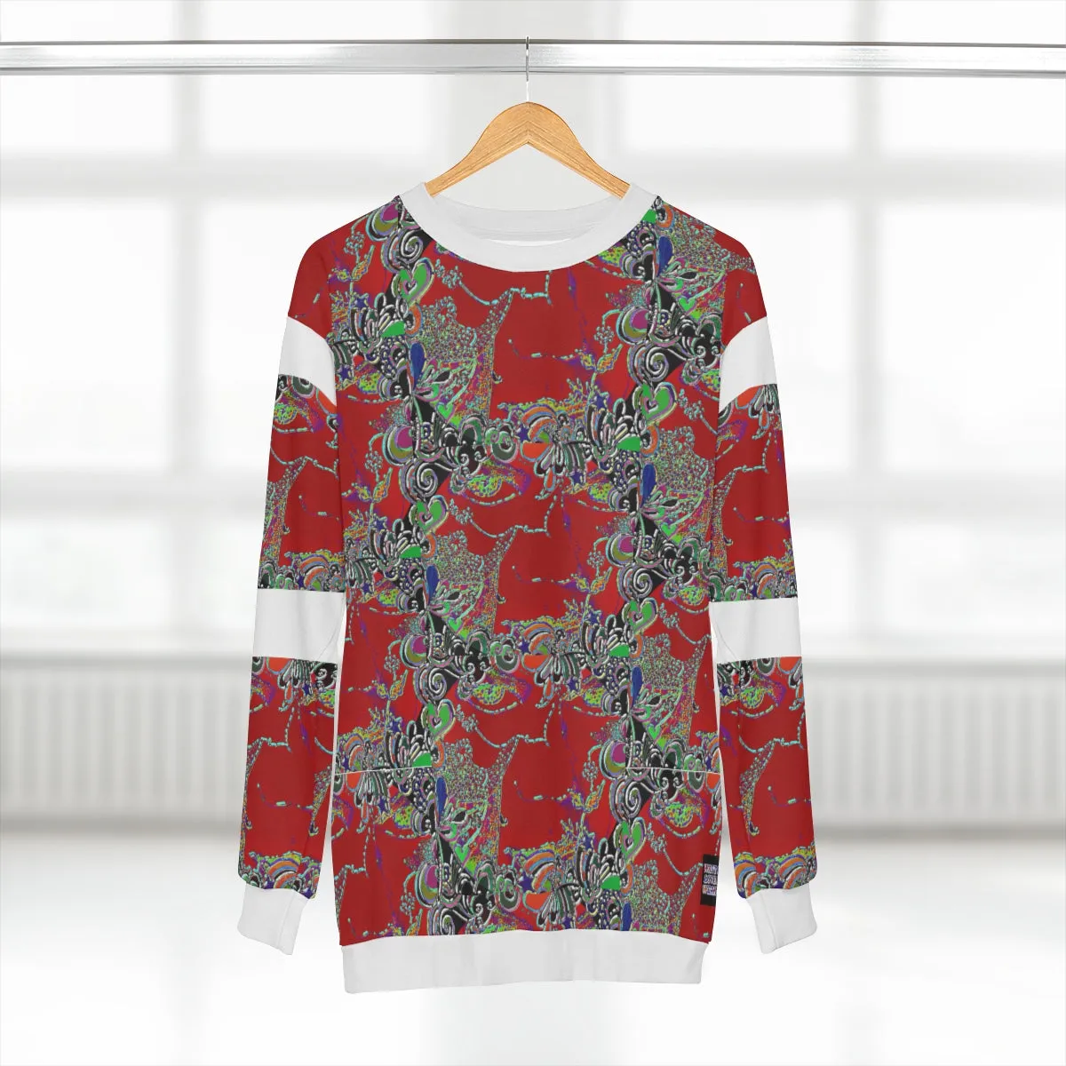 AOP Unisex Sweatshirt devilishly red