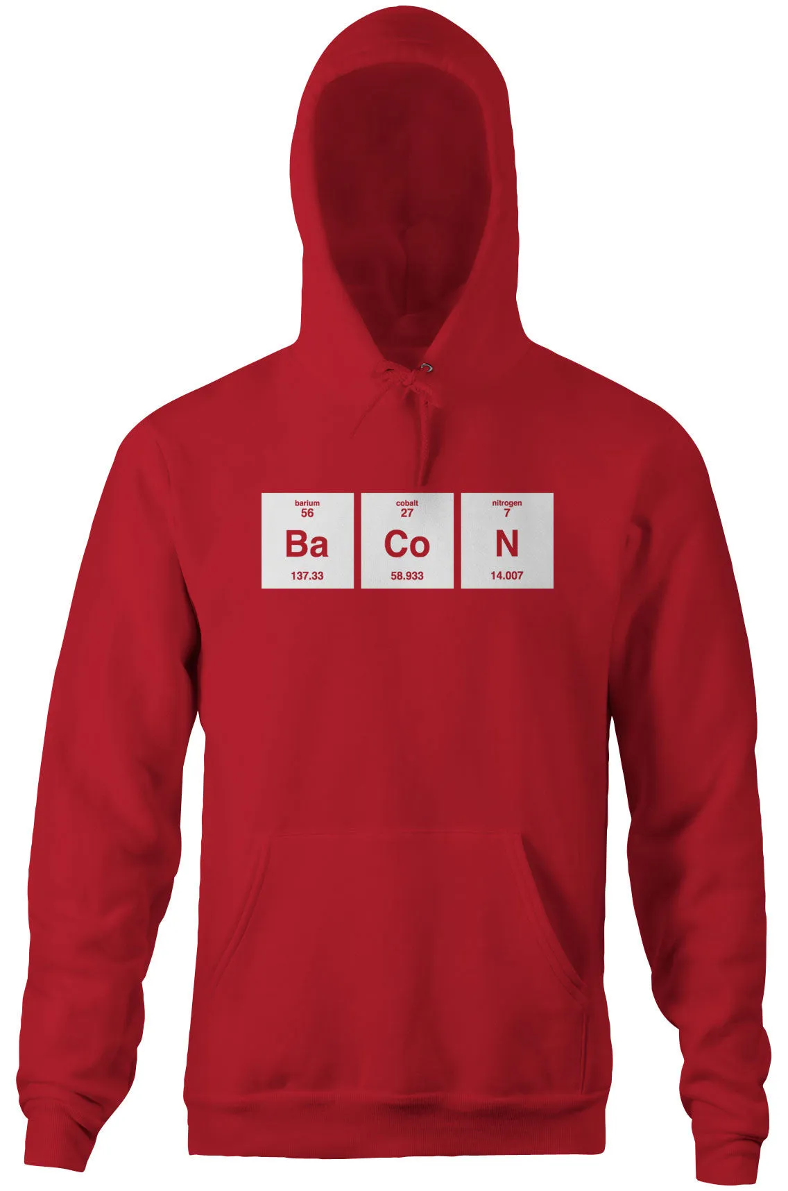 Bacon Periodic Table Element Hoodie