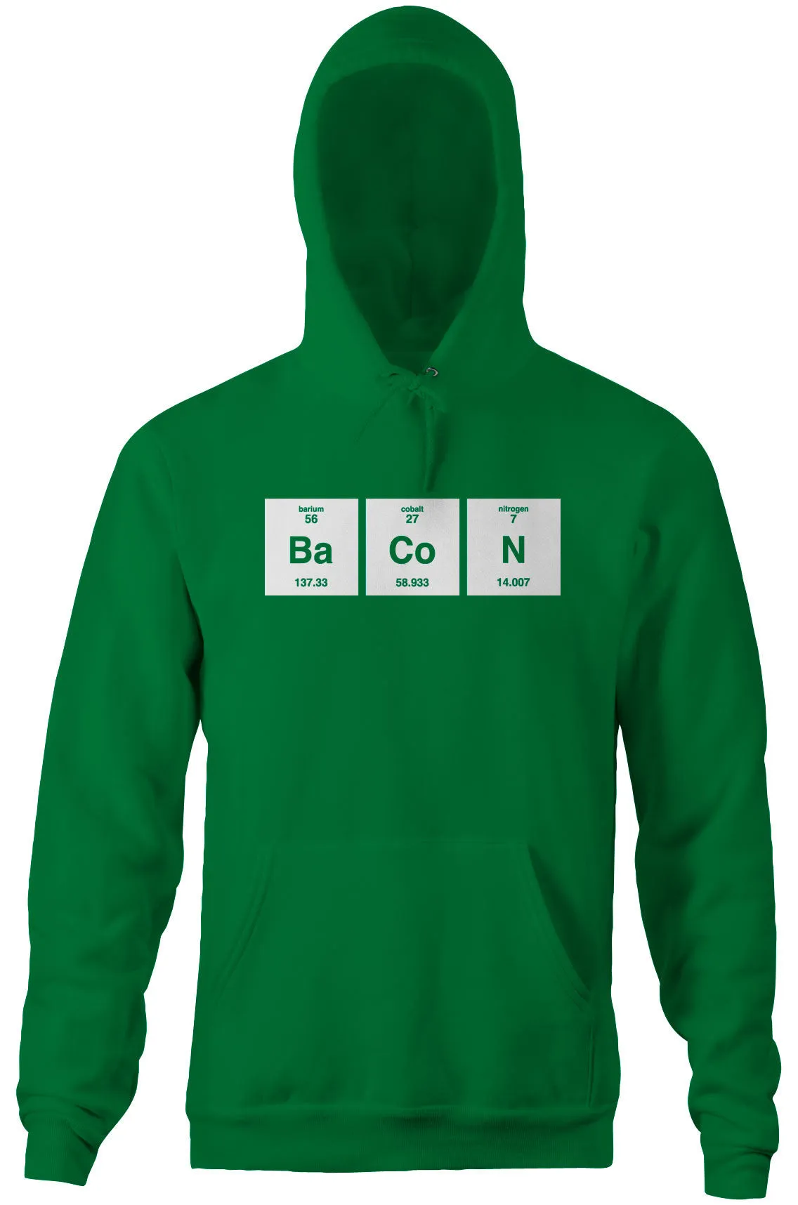 Bacon Periodic Table Element Hoodie