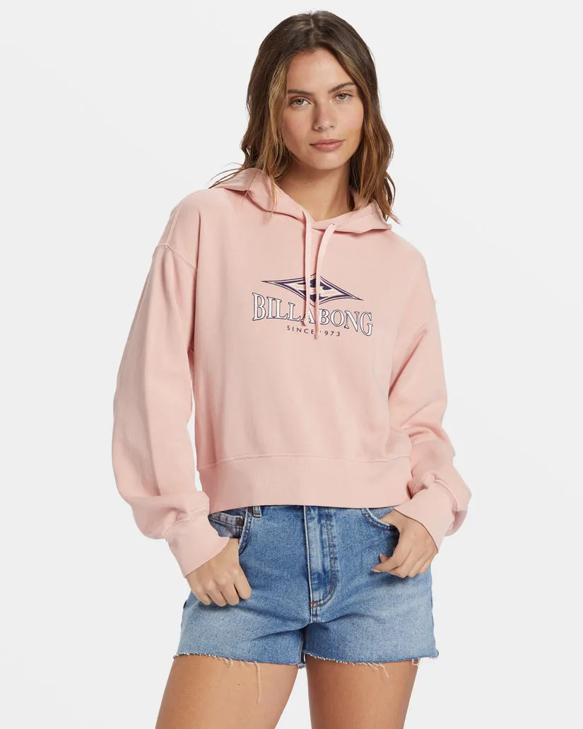 Billabong All Time Fleece Pullover Sweatshirt - DUSTY PEACH