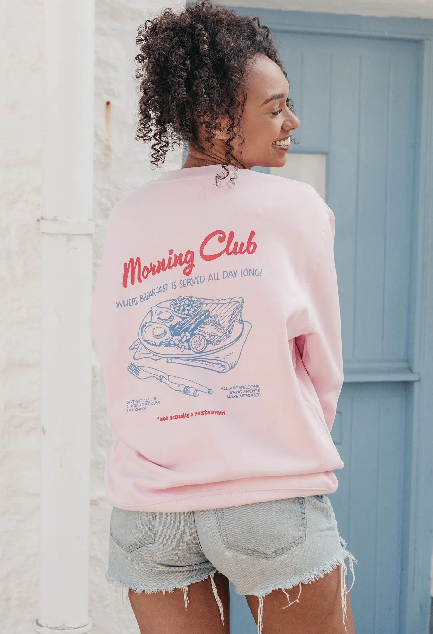 Breakfast Fry-Up Organic Cotton Sweatshirt