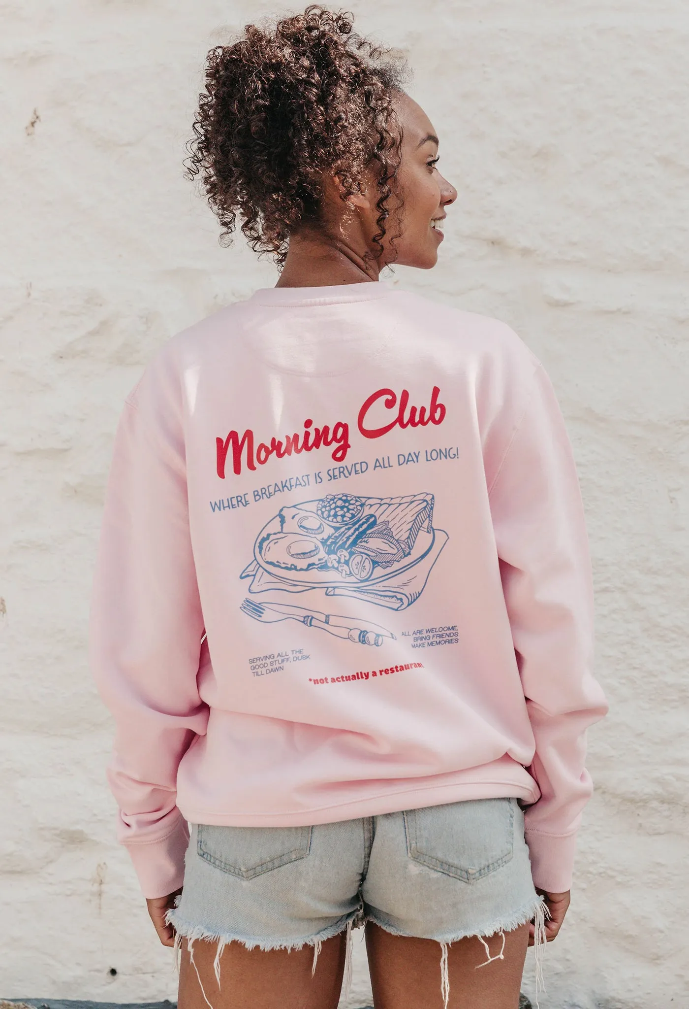 Breakfast Fry-Up Organic Cotton Sweatshirt