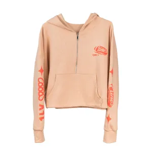 Craveable Chicken Finger Meals Cropped Hooded Sweatshirt