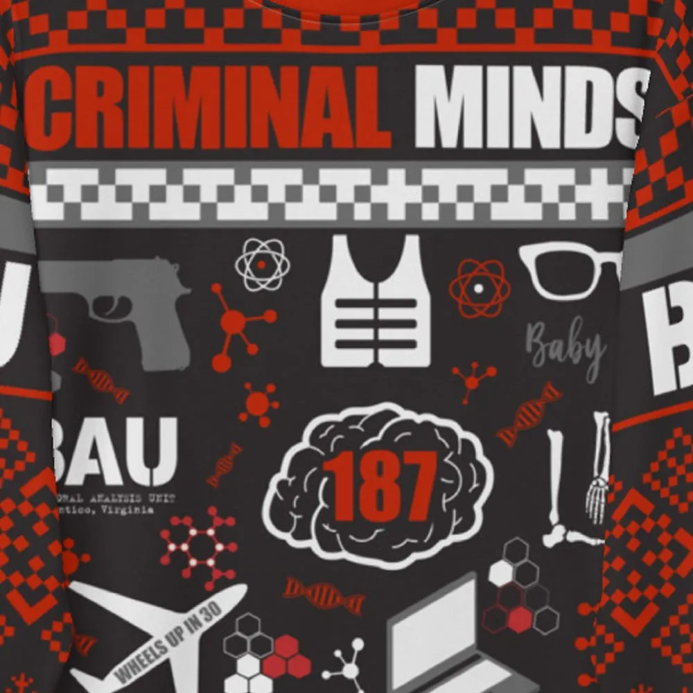 Criminal Minds Icon Mashup Holiday Sweatshirt