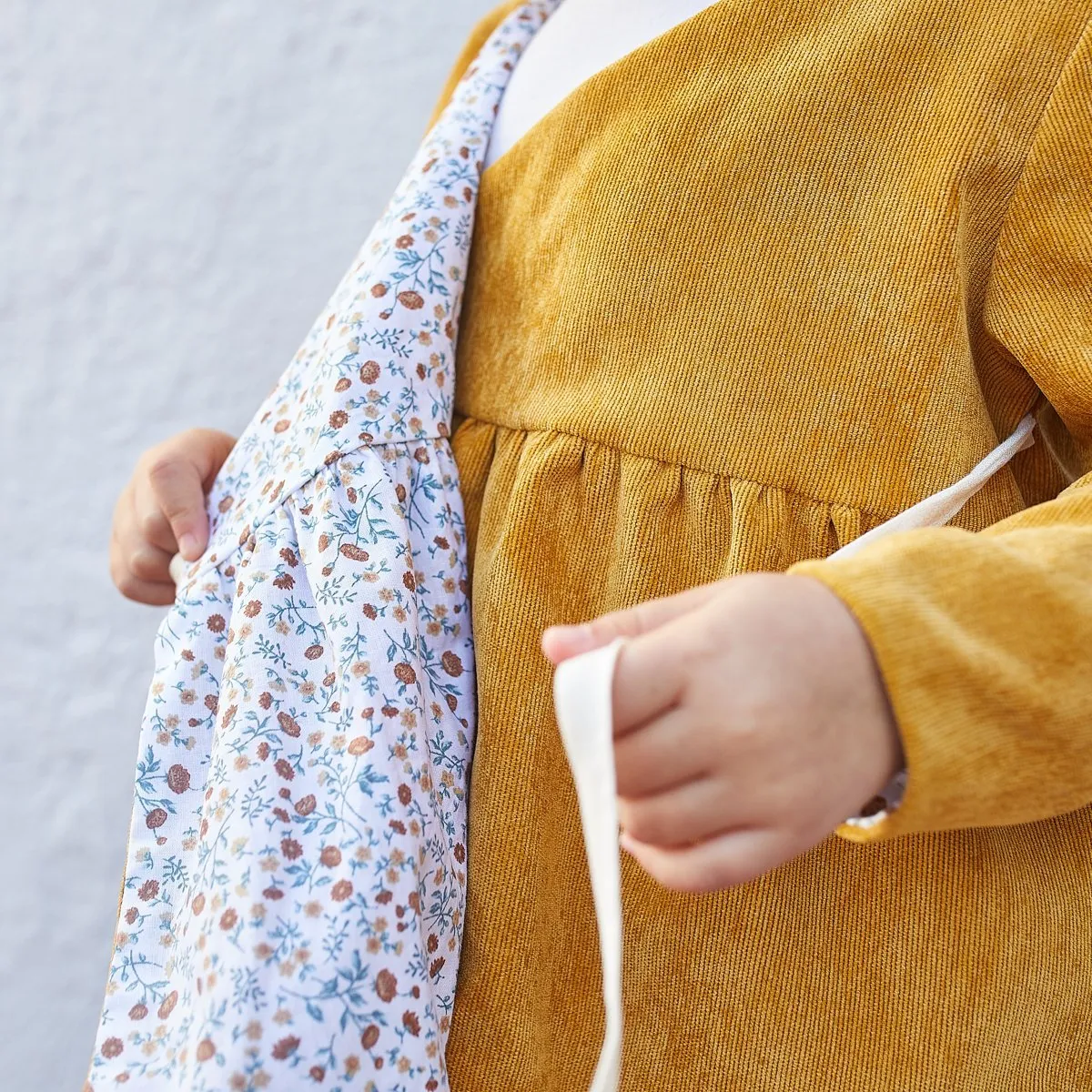 Dublin Cardigan or Dress Sewing Pattern - Baby 1M/4Y - Ikatee