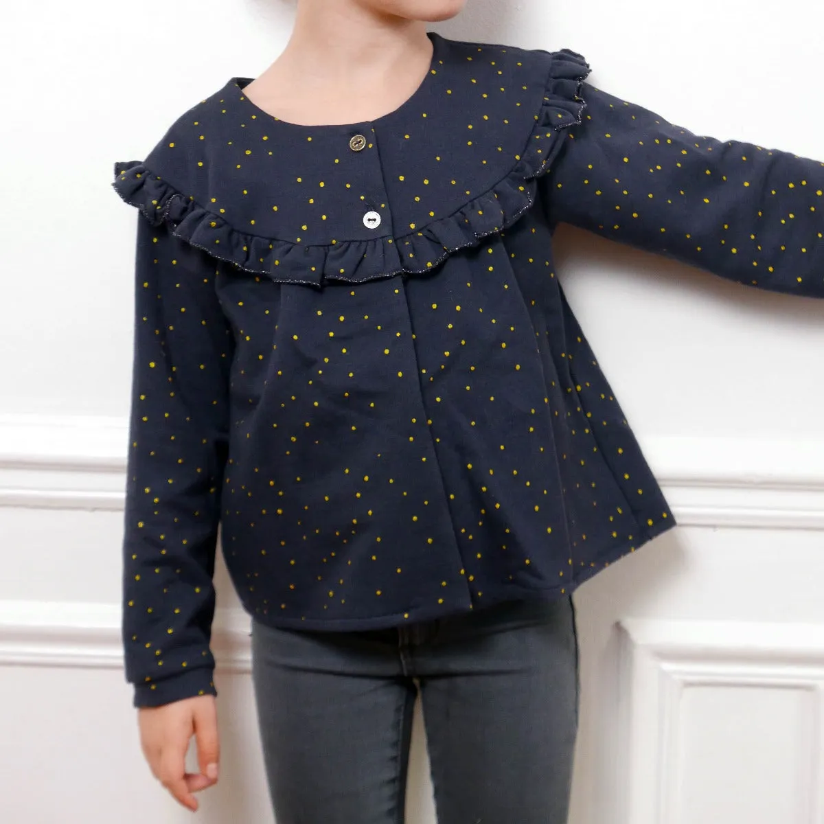 Duo for woman and kid IRMA cardigan/vest - paper sewing pattern