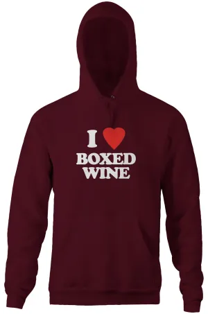I Love Boxed Wine Hoodie