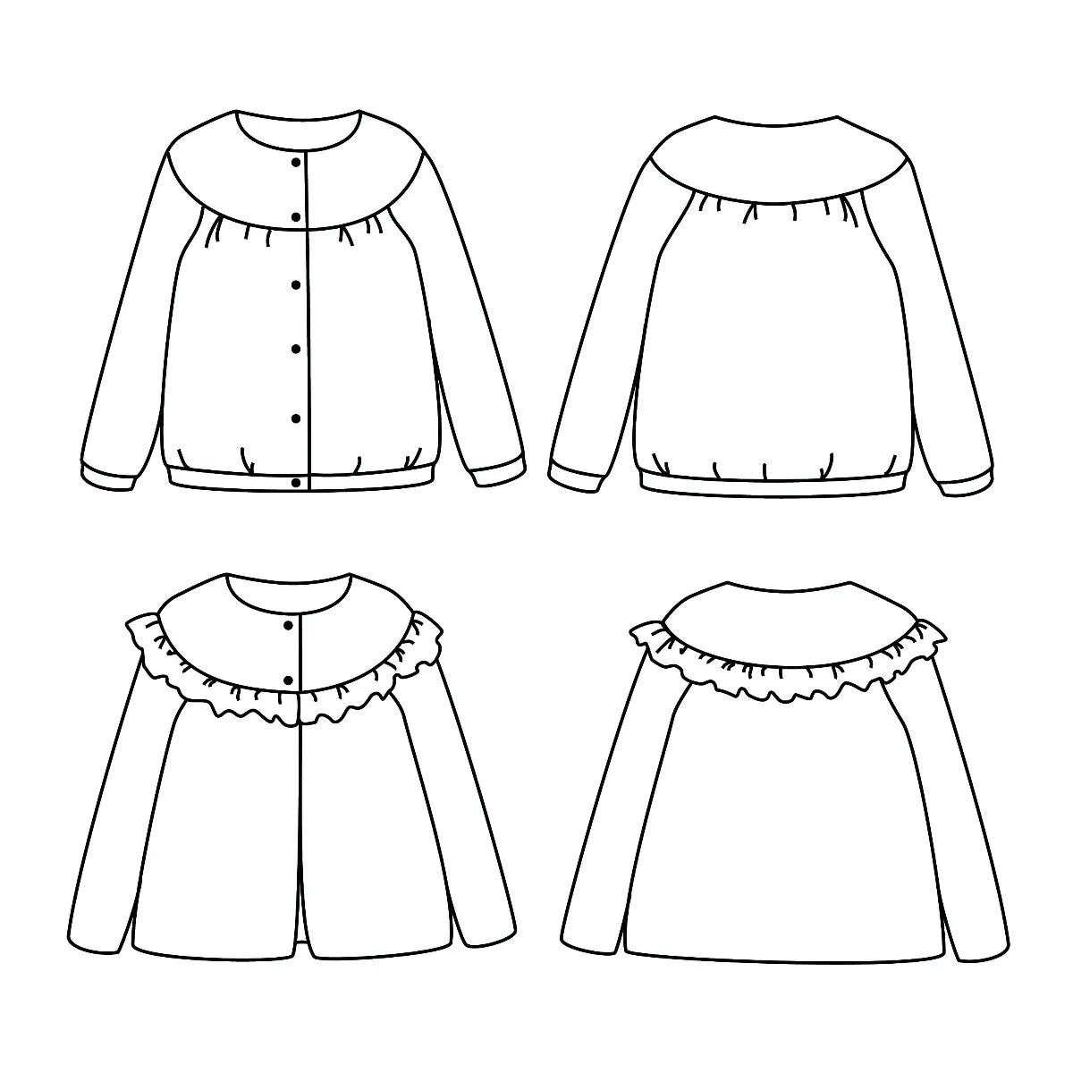 IRMA Mum Cardigan & light vest - Woman 34/46 - Paper Sewing Pattern
