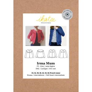 IRMA Mum Cardigan & light vest - Woman 34/46 - Paper Sewing Pattern