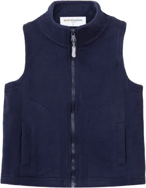 Mud Kingdom Boys Girls Polar Fleece Vest Jacket Ligntweight Cute Cartoon Patterns Coat Zipper Closure Sleeveless
