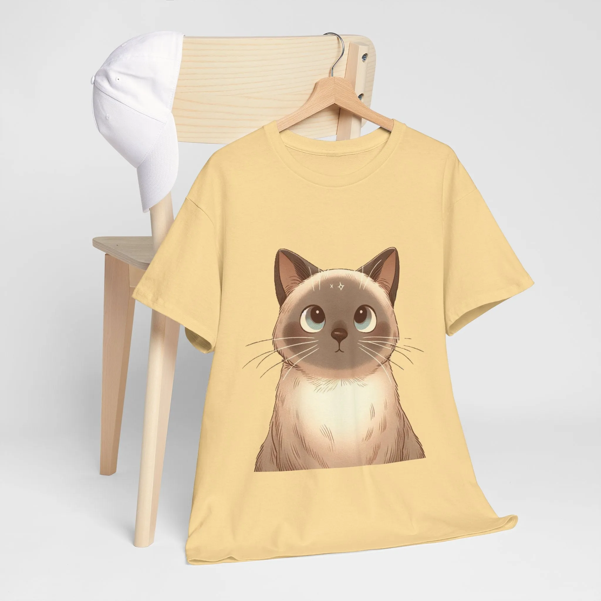 Opal - Siamese Cat Unisex Heavy Cotton Tee