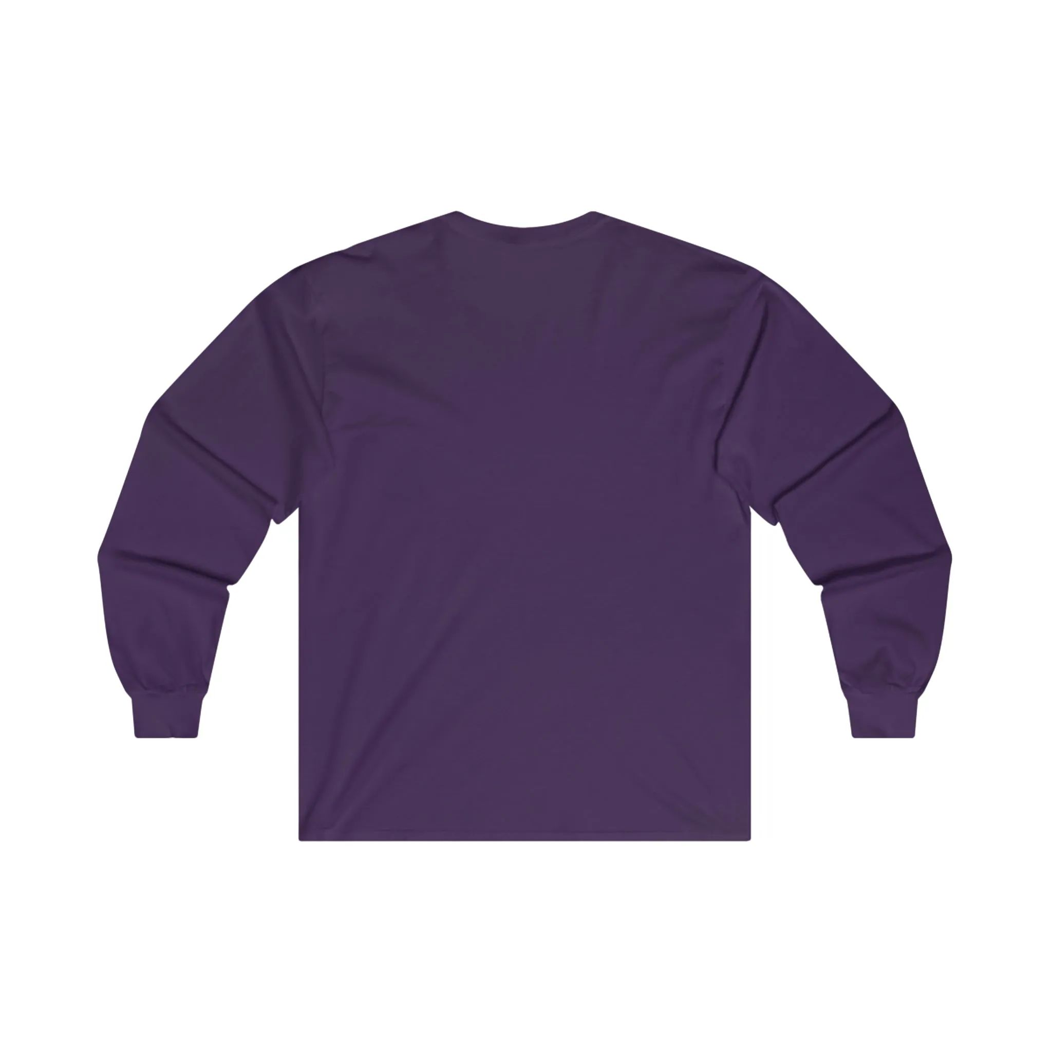 “Script Logo- Red”-  Unisex Long Sleeve Graphic Shirt by Artist David Hilborn