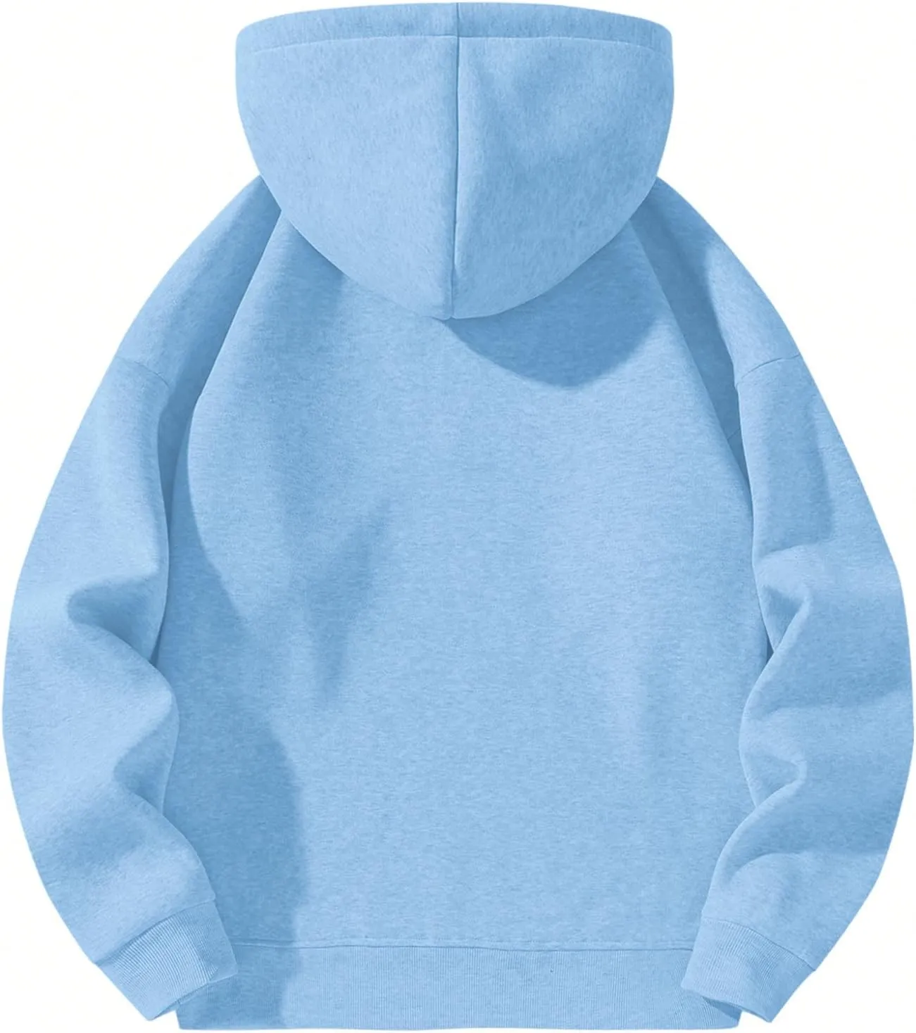 SOLY HUX Men's Quarter Zip Hoodies Zip Up Hoodie Long Sleeve Drop Shoulder Sweatshirt Casual Pullover