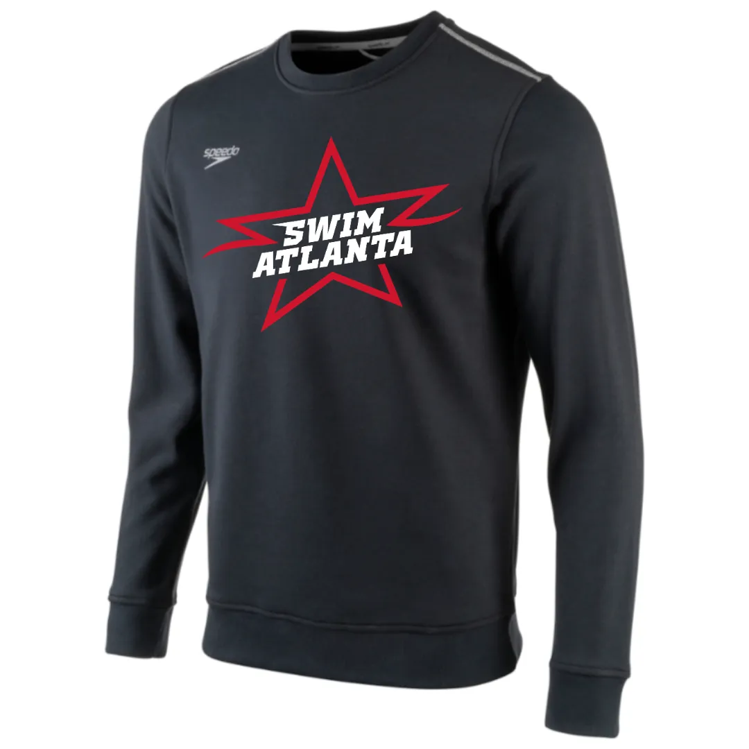 Speedo Fleece Crew Neck Sweatshirt Star Logo (Customized) - Swim Atlanta