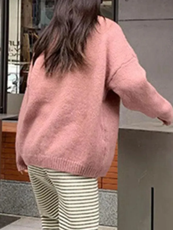 Vintage Star Jacquard Crew Neck Sweater